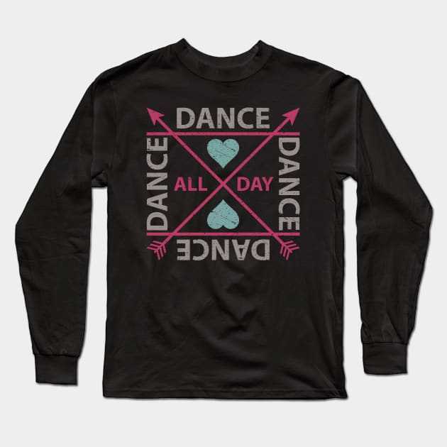 Dance All Day - Crossed Arrows Long Sleeve T-Shirt by joshp214